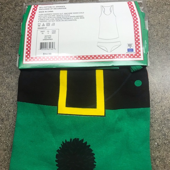 🆕 Secret “Elf” 2 Piece Tank & Hipster Set - Picture 3 of 5